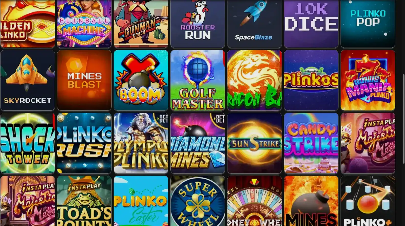 Работа со ставками и платежами в Grizzly casino – скриншот